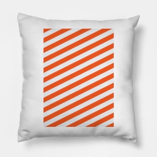 Co. Armagh GAA Orange and White Angled Stripes Pillow