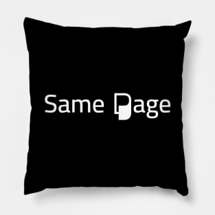 Same Page Pillow