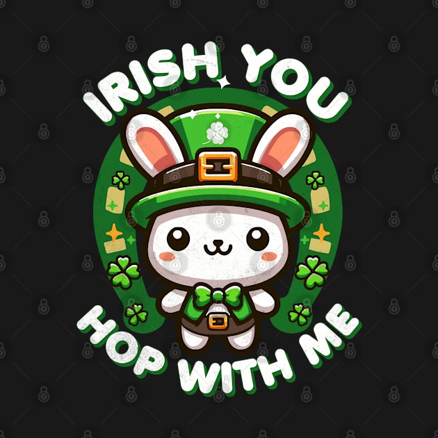 St. Patricks Day Puns Irish Bunny Funny by alcoshirts