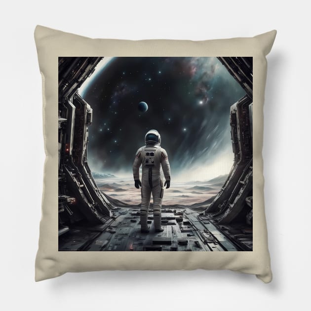 Interstellar inspired art (2) Pillow by IOANNISSKEVAS