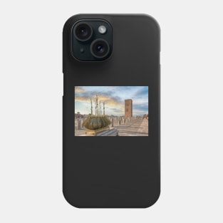 Hassan Tower in Rabat, Morocco Phone Case