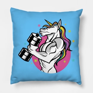 Workout Gym UNICORN fitness MUSCULAR Pillow