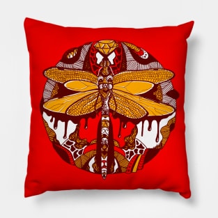 Orad Circle of the Dragonfly Pillow