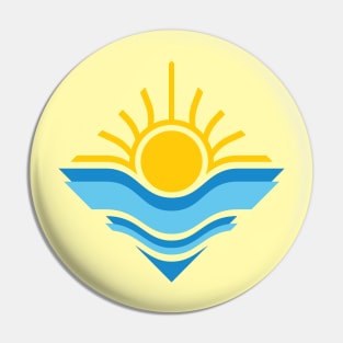 Sun and Ocean Pin