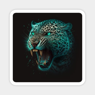 Roaring Jaguar Magnet