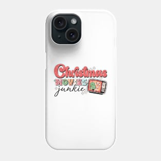 Vintage Christmas TV Design Phone Case