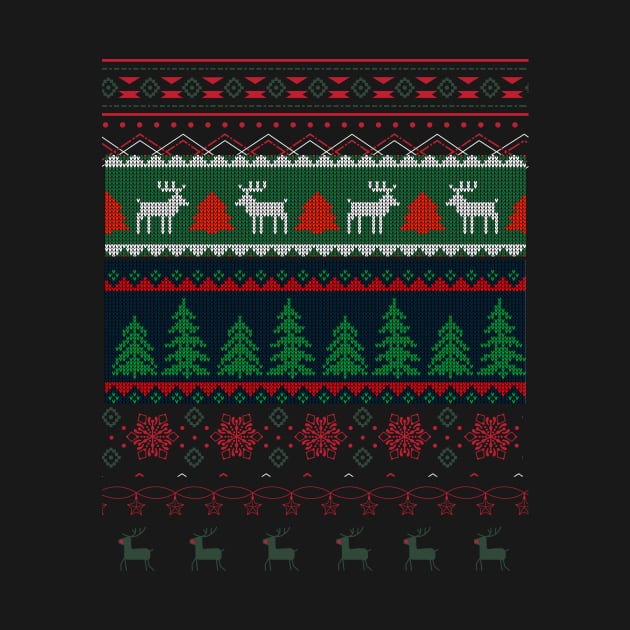 Your Own knitted Christmas Deers by Tee Trendz