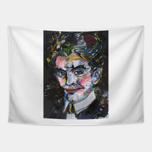 FEDERICO GARCIA LORCA acrylic portrait Tapestry