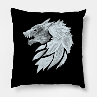 The Fenris WOLF of the old world Pillow