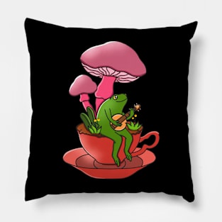 Frog and Banjo Pillow