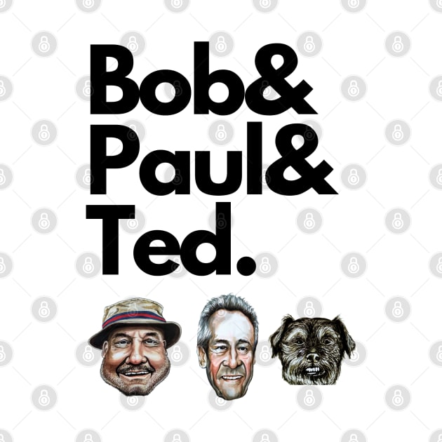 Gone Fishing - Bob, Paul and Ted the dog fan art. by smadge