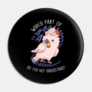 Moluccan Cockatoo Parrot Aaaa Pin