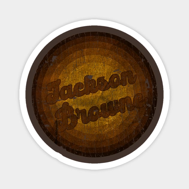 Vintage Style -Jackson Browne Magnet by testerbissnet