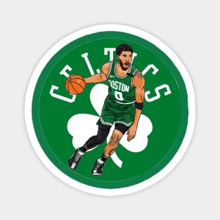 Jayson Tatum/Celtics Logo Magnet