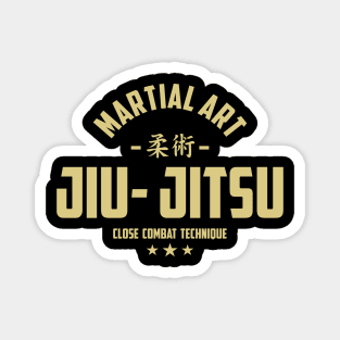 JUI JITSU THYPHOGRAPHY ART Magnet