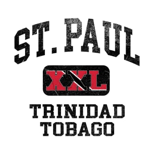 St. Paul, Trinidad and Tobago - XXL Athletic design T-Shirt