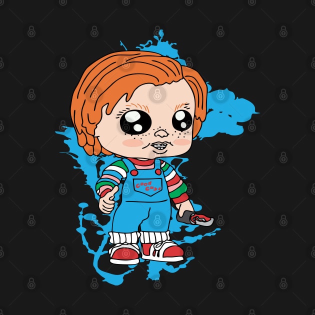 Horror shirt Chucky Halloween kawaii by GeekCastle