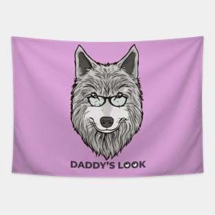 Alpha Wolf Daddy's Look for father's day gift Tapestry