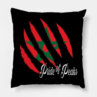 Proud Of Moroccan Flag Morish Pride Soccer Atlas Lion Pillow