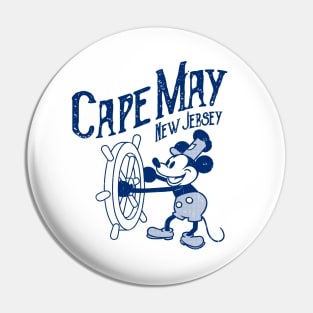 Steamboat Willie - Cape May NJ Pin