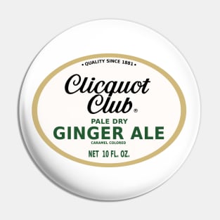 Clicquot Club. Soft Drinks Pin