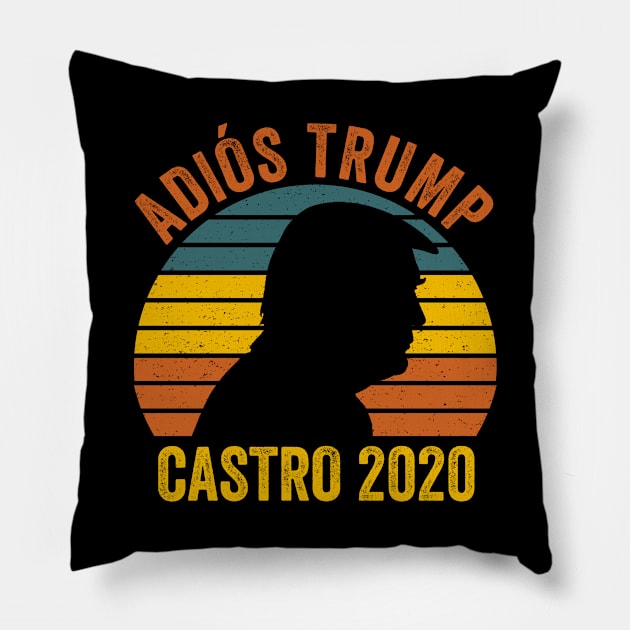 Adios Trump celebrate Biden Harris victory Pillow by DragonTees