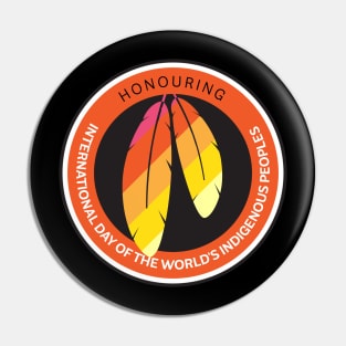 International Day of the World's Indigenous Peoples logo Pin