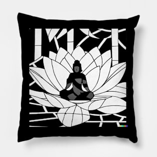 Lotus Meditation Monk Style Pillow