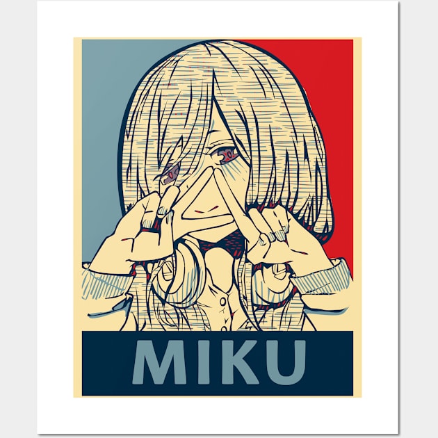 Miku Nakano, Quintessential Quintuplets, Anime Waifu, 5-toubun no Hanayome,  Nino | Sticker