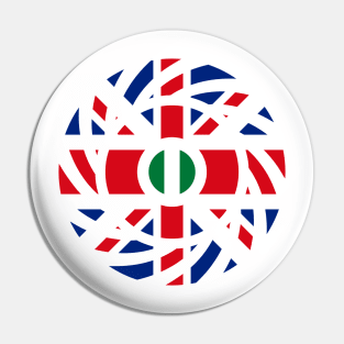 British Nigerian Multinational Patriot Flag Series Pin