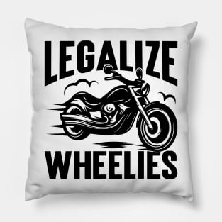 Legalize Wheelies v4 Pillow