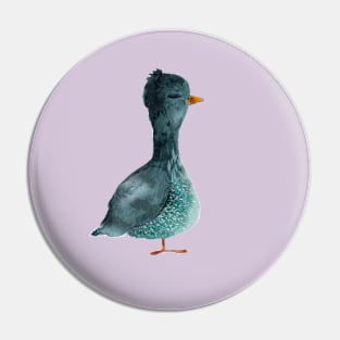 Asleep Pigeon Pin