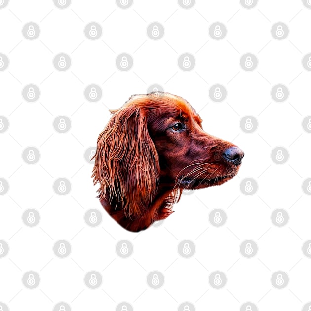 Irish Setter Dog by ElegantCat