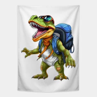 Back To School T Rex Tapestry