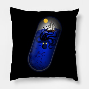 Kraken in Capsule Pillow