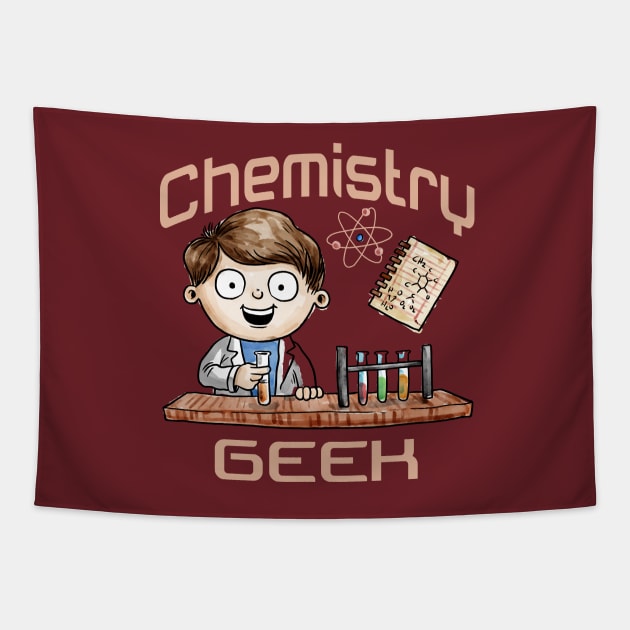 Chemistry Geek Tapestry by letnothingstopyou