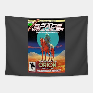 Space Wrangler Comic Book T-Shirts Tapestry