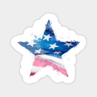 4th of July Star Flag Magnet