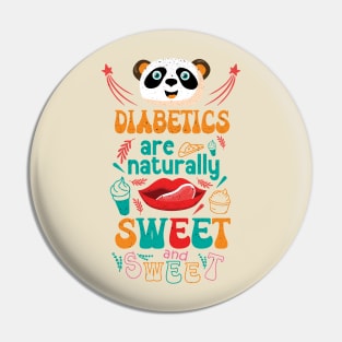 diabetic panda Pin