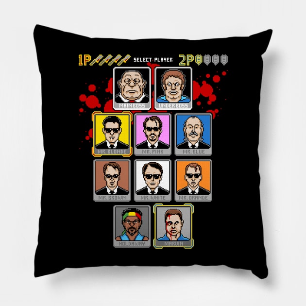 8 Bit Reservoir Pillow by tomburns