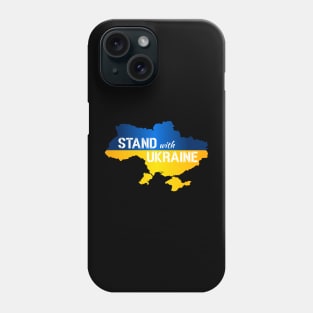 STAND WITH UKRAINE - PROTEST Phone Case