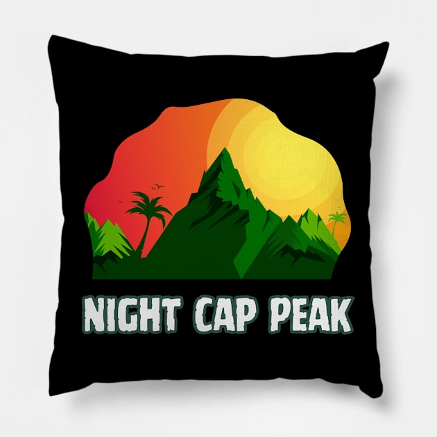 Night Cap Peak Pillow by Canada Cities