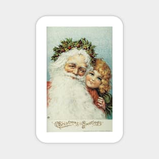 Merry Christmas Santa Magnet