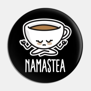 Namastea Namaste meditation tea Yoga pun gift idea Pin