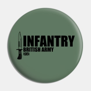 British Army Infantry Pin