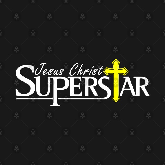 Christian Tshirt Design Jesus Christ Super Star by Javacustoms