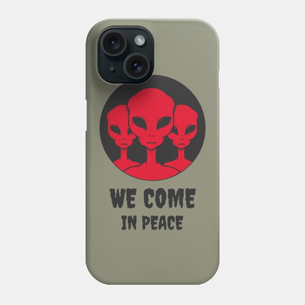 Alien Invasion Phone Case by Artisan