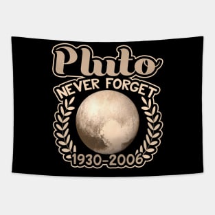 Planet Pluto 1930-2006 RIP Never Forget Memorial Tapestry