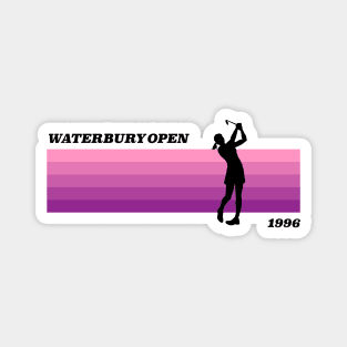 Waterbury Open | Happy Gilmore Inspired | Pink + Female Golfer Magnet