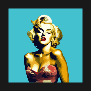 Marilyn Digital Painting T-Shirt